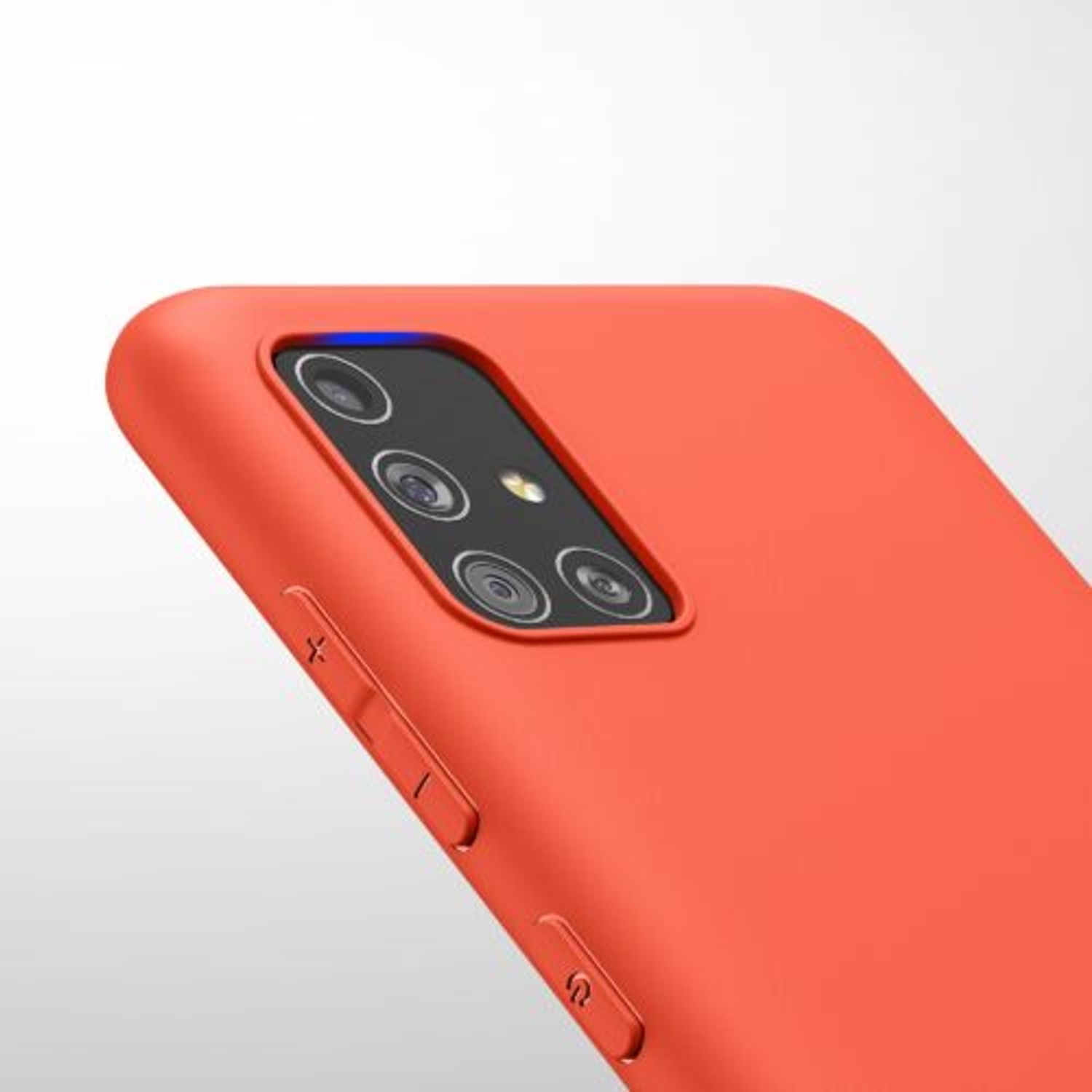 Husa pentru Samsung Galaxy A51, Silicon, Rosu, 51196.164 fotografia produsului View 9 L