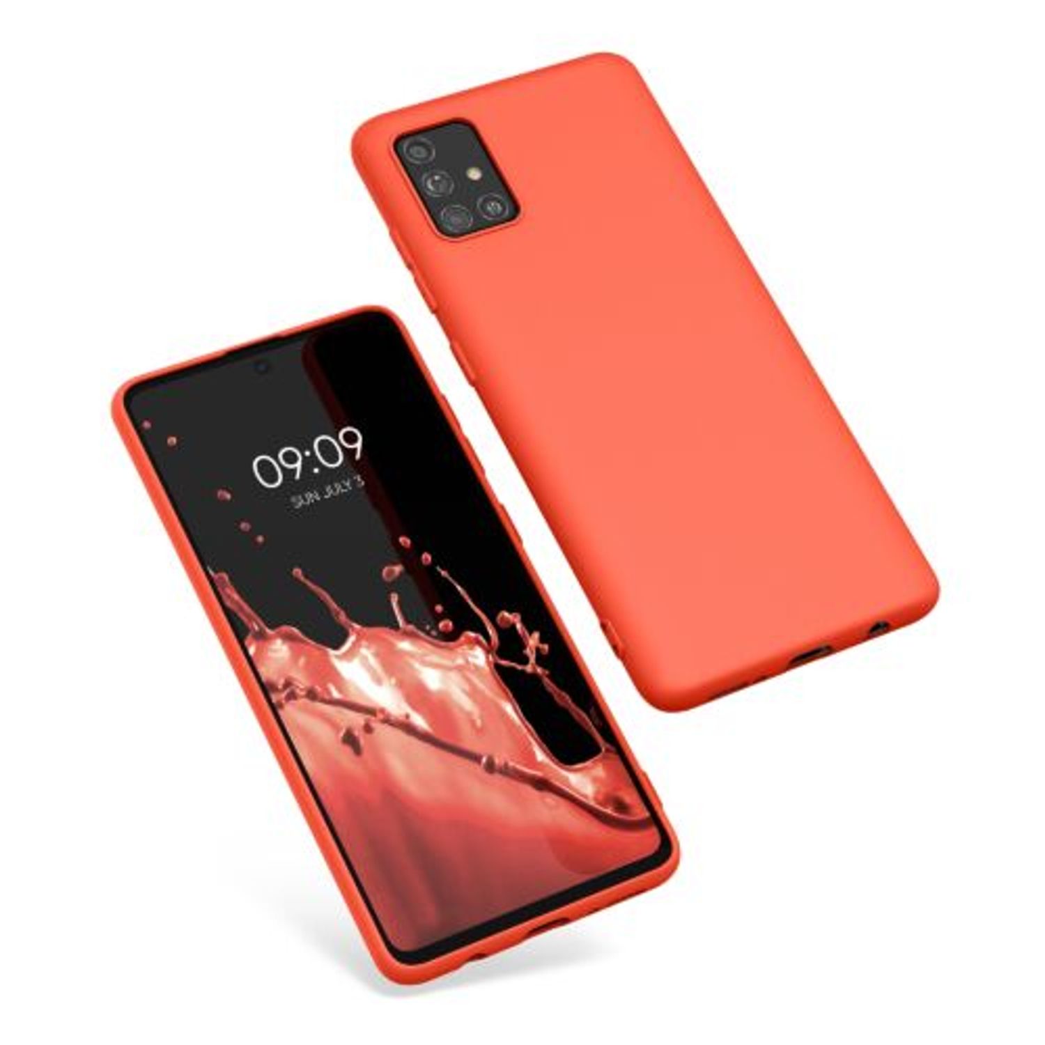 Husa pentru Samsung Galaxy A51, Silicon, Rosu, 51196.164 fotografia produsului View 2 L