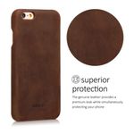 Husa pentru Apple iPhone 6/iPhone 6s, Piele naturala, Maro, 38961.05 fotografia produsului View 4 S