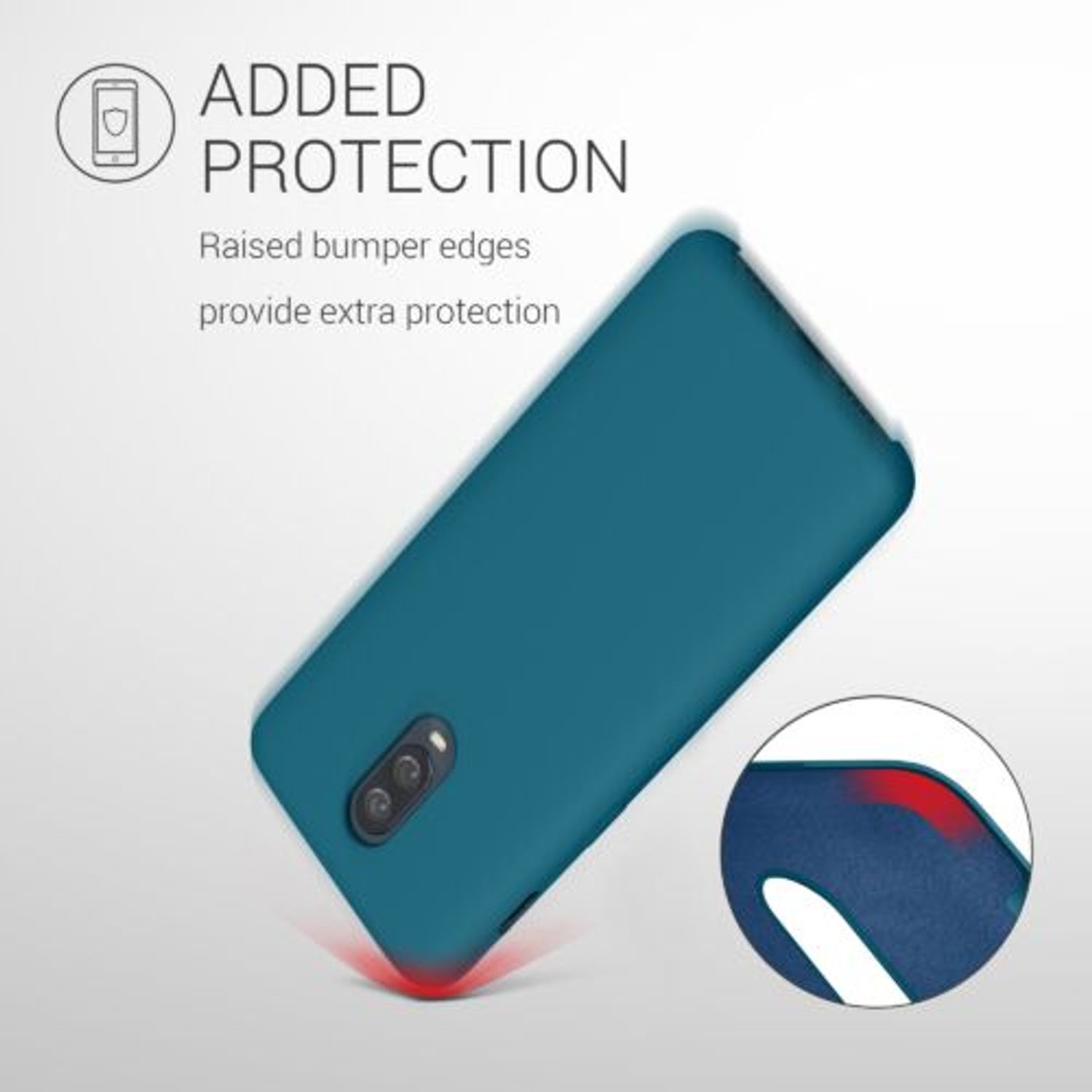 Husa pentru OnePlus 6T, Silicon, Verde, 46316.57 fotografia produsului View 6 L