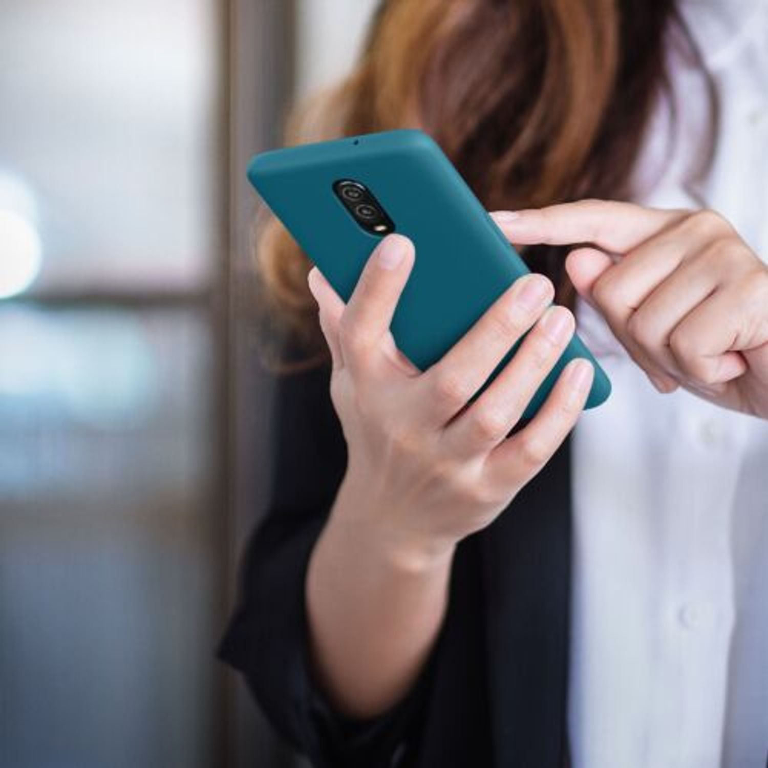 Husa pentru OnePlus 6T, Silicon, Verde, 46316.57 fotografia produsului View 8 L