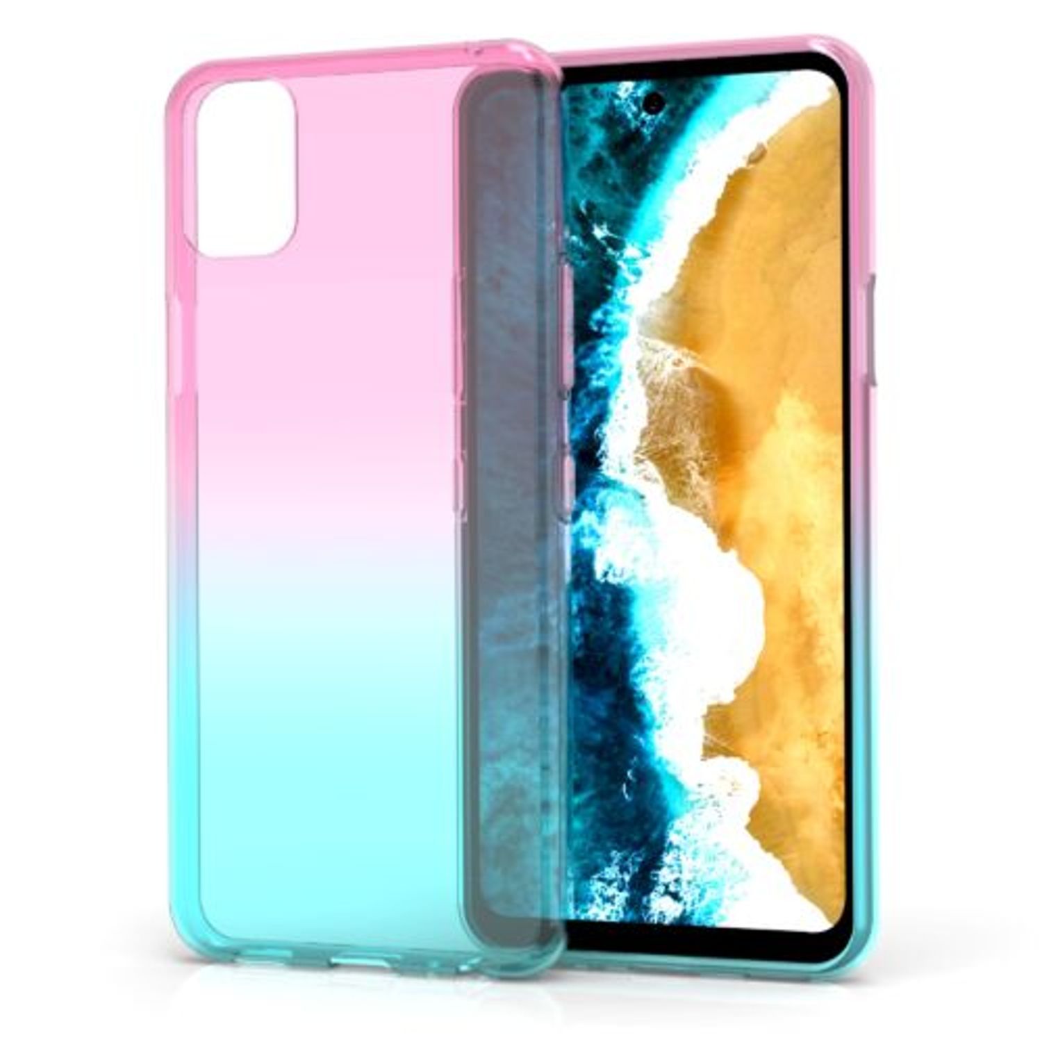Husa pentru LG K42, Silicon, Roz, 53640.01 fotografia produsului View 2 L