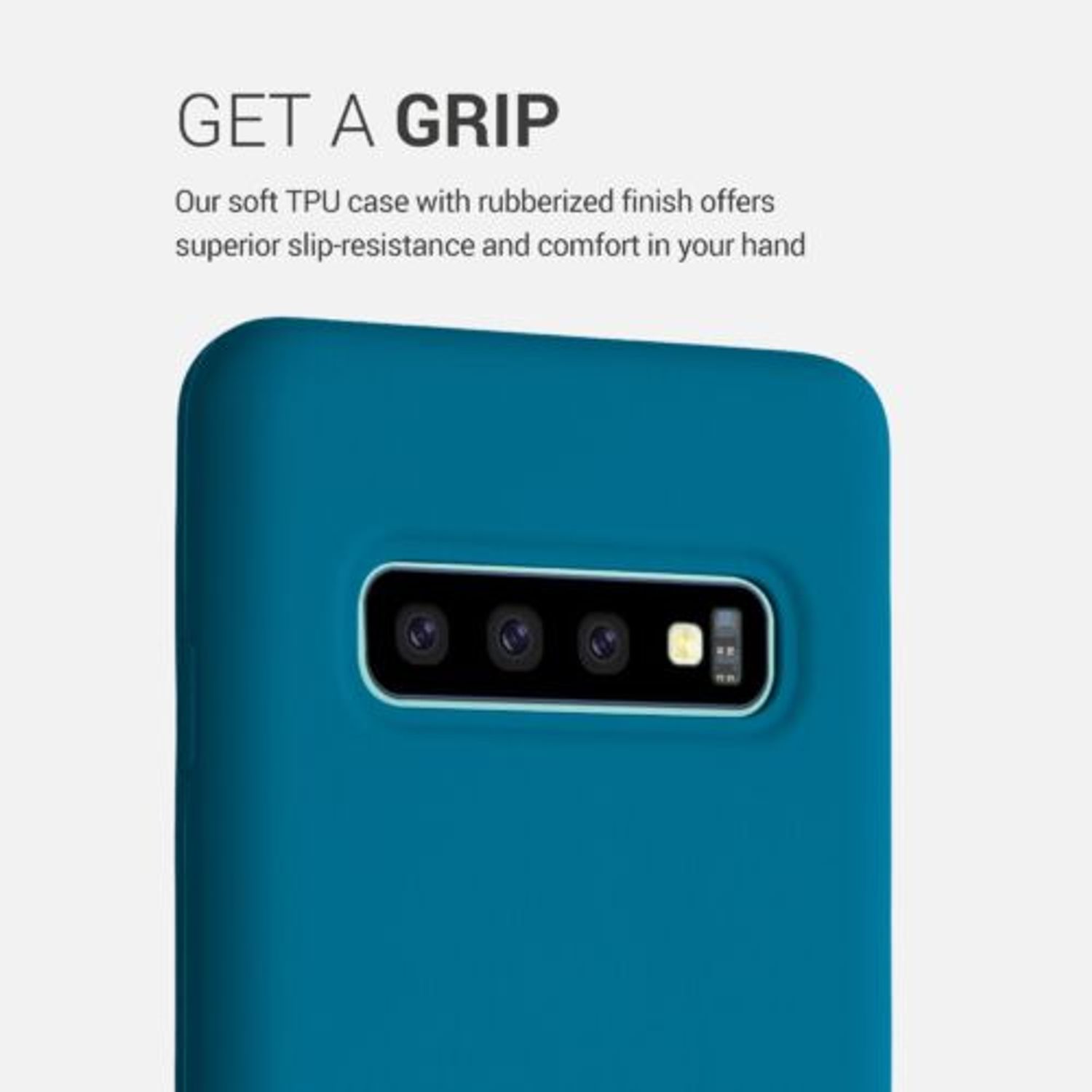 Husa pentru Samsung Galaxy S10, Silicon, Albastru, 47732.224 fotografia produsului View 5 L