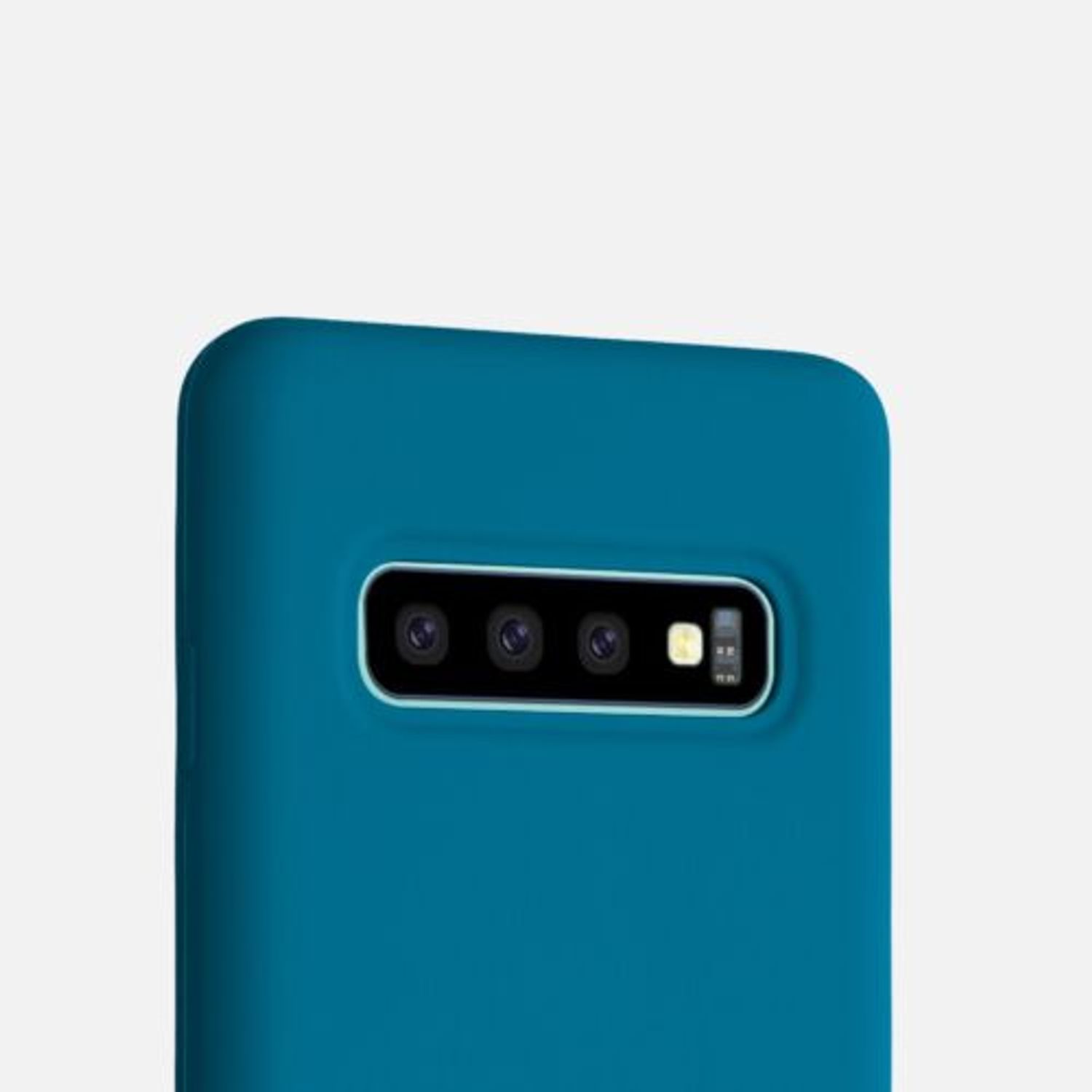Husa pentru Samsung Galaxy S10, Silicon, Albastru, 47732.224 fotografia produsului View 8 L
