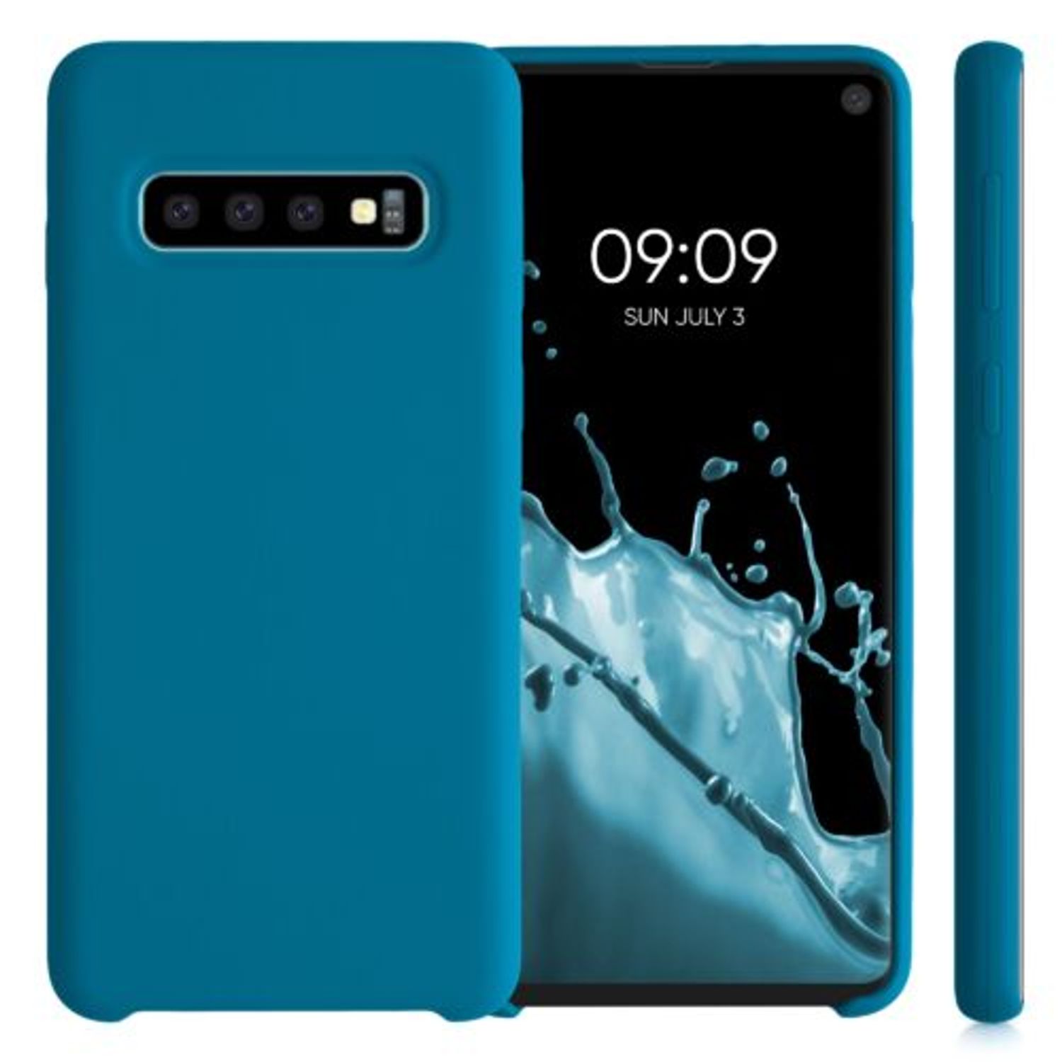 Husa pentru Samsung Galaxy S10, Silicon, Albastru, 47732.224 fotografia produsului View 2 L
