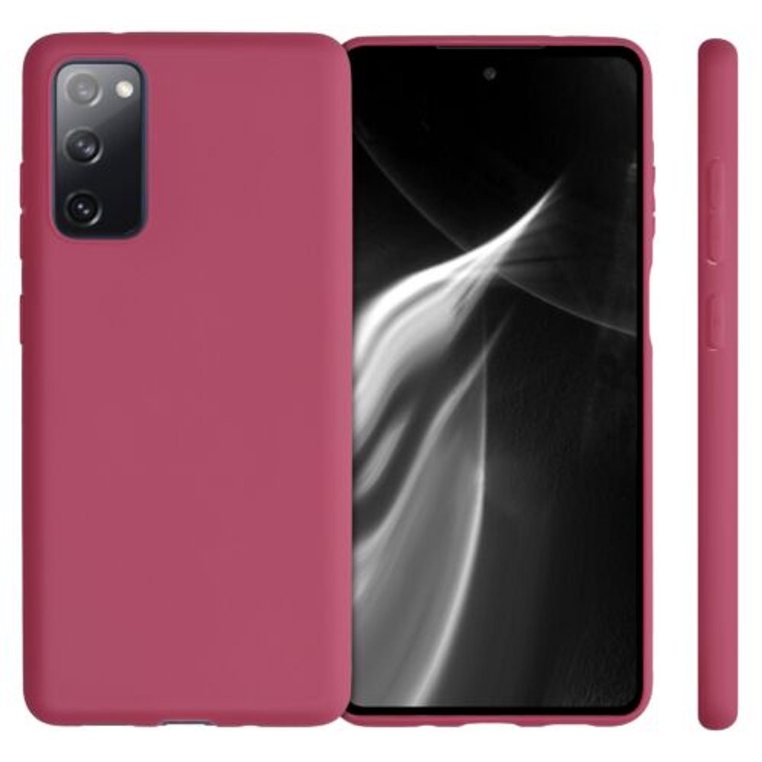 Husa pentru Samsung Galaxy S20 FE, Silicon, Roz, 53604.100 fotografia produsului View 2 L