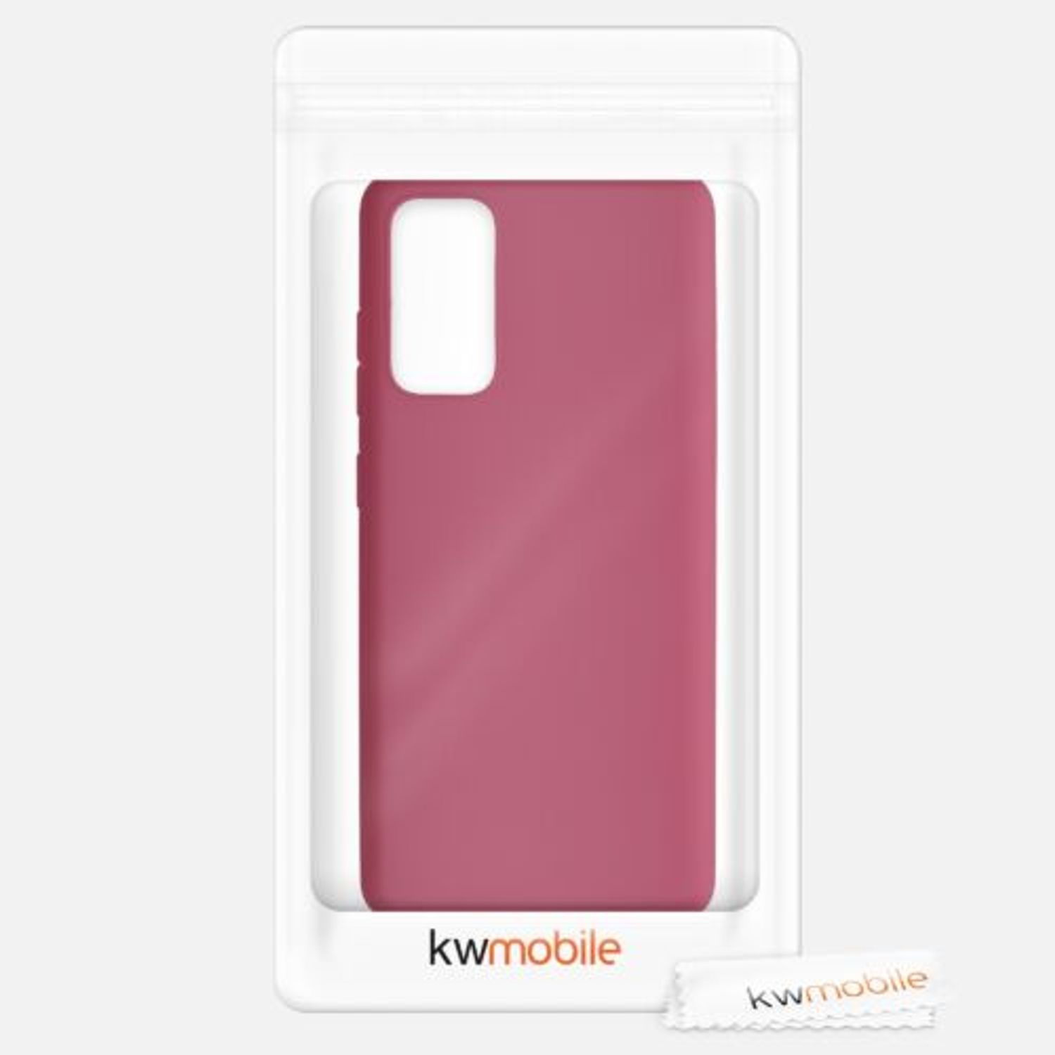 Husa pentru Samsung Galaxy S20 FE, Silicon, Roz, 53604.100 fotografia produsului View 7 L