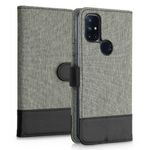 Husa pentru OnePlus Nord N10 5G, Textil, Gri, 55806.22 fotografia produsului View 4 S
