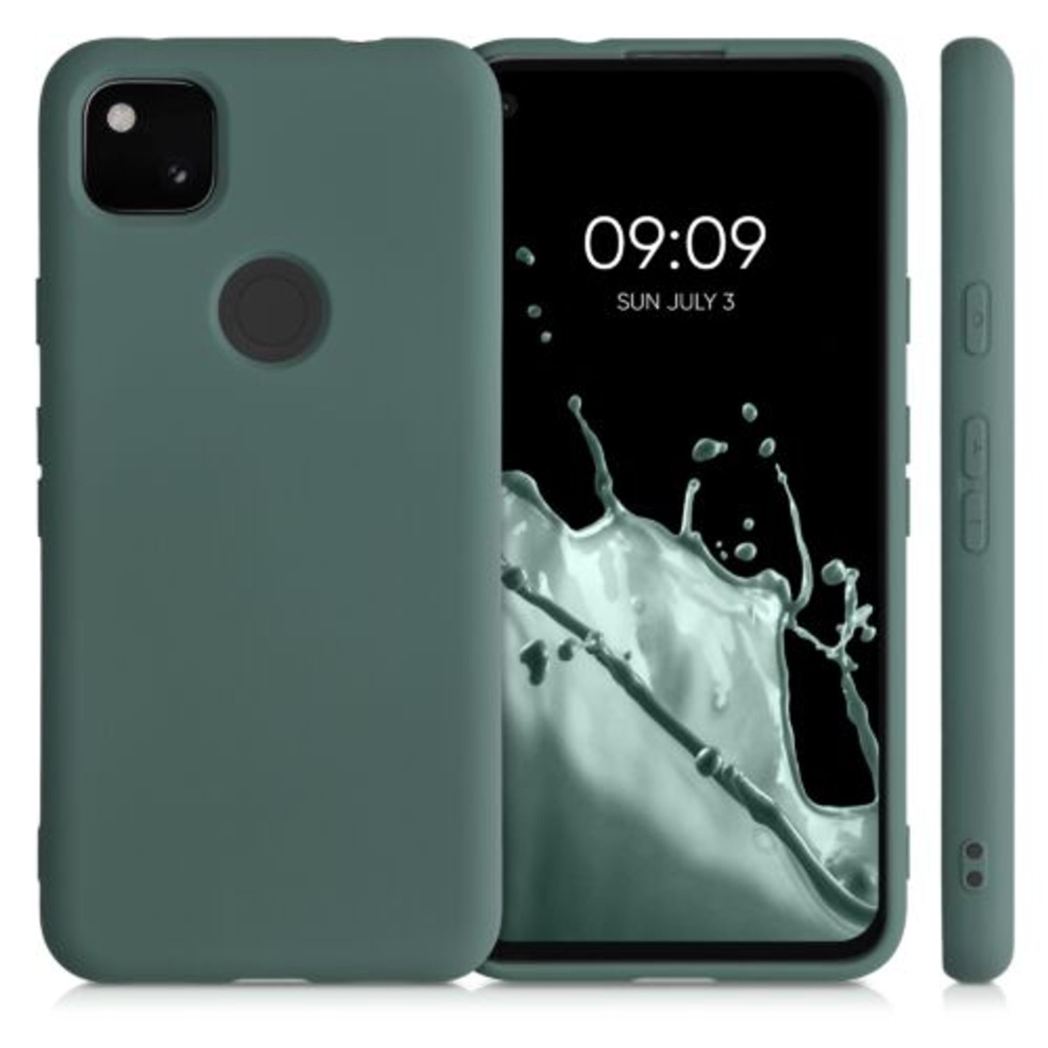 Husa pentru Google Pixel 4a, Silicon, Verde, 52622.166 fotografia produsului View 2 L