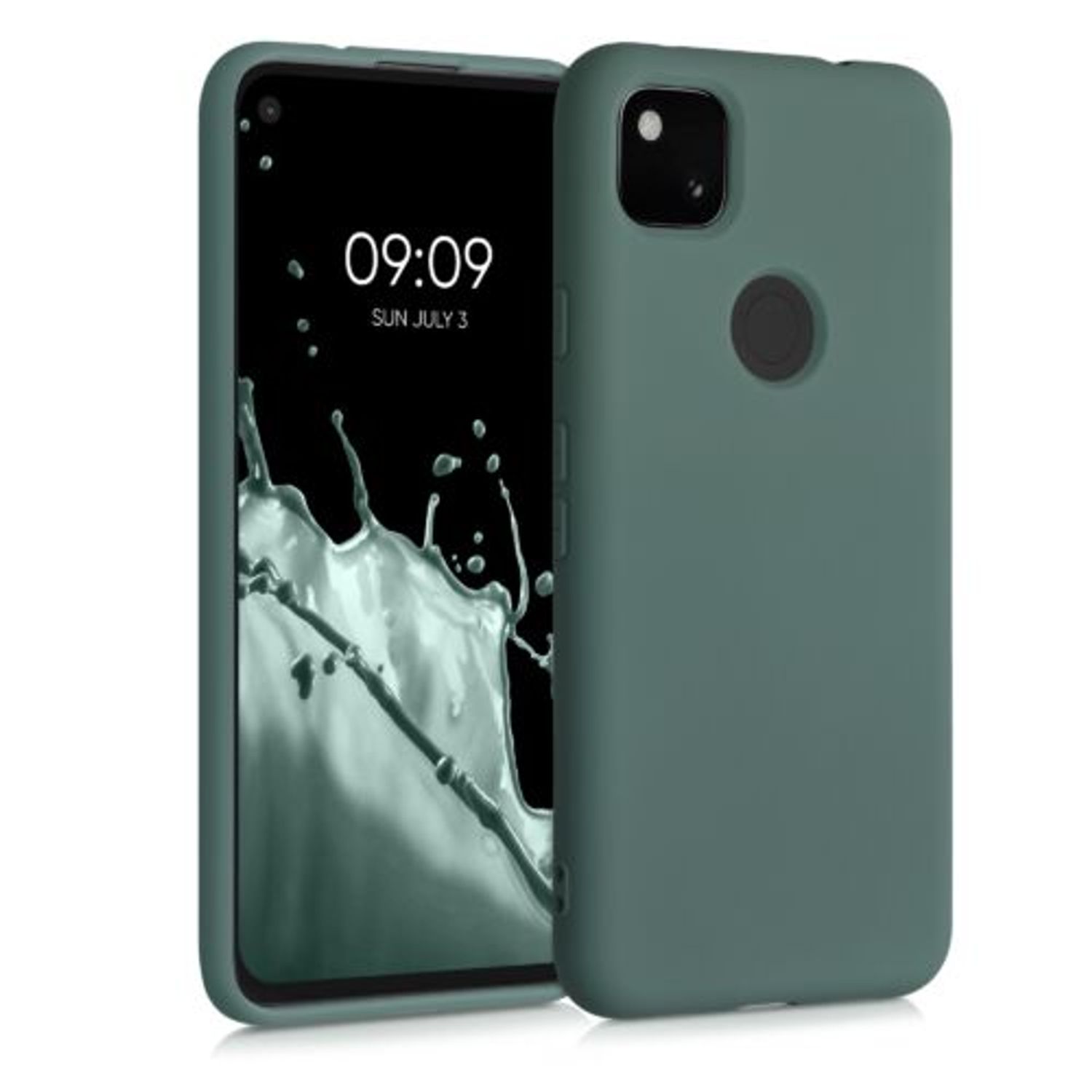 Husa pentru Google Pixel 4a, Silicon, Verde, 52622.166 fotografia produsului
