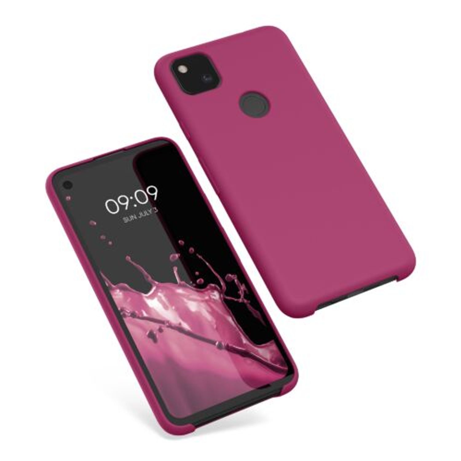 Husa pentru Google Pixel 4a, Silicon, Roz, 52549.175 fotografia produsului View 2 L