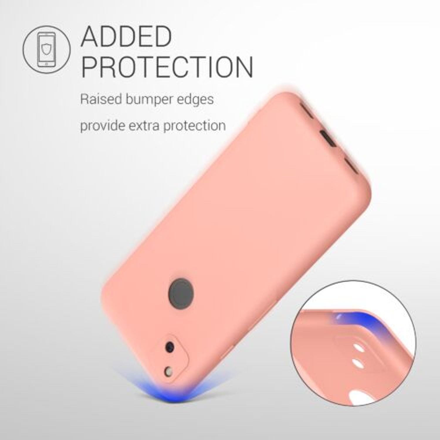 Husa pentru Google Pixel 4a, Silicon, Roz, 52357.199 fotografia produsului View 7 L