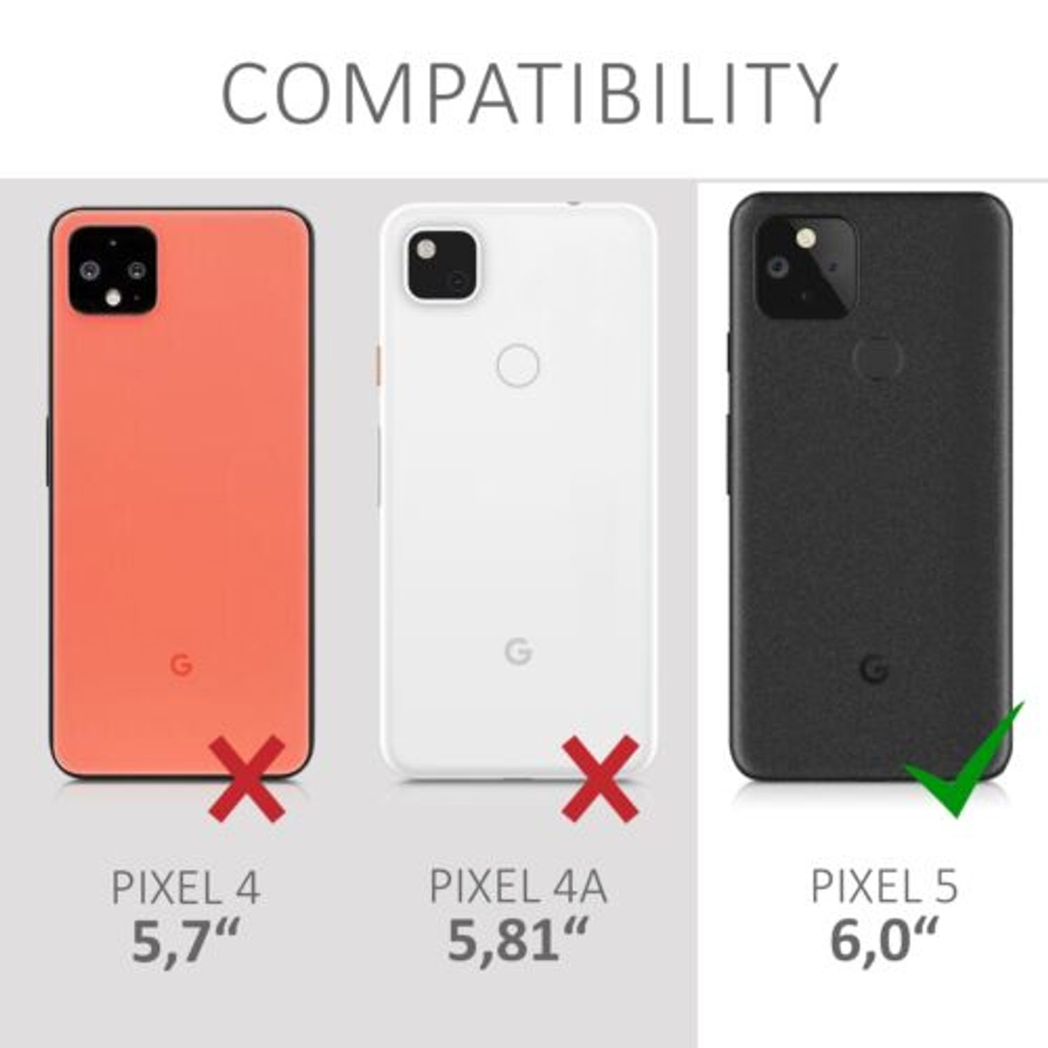 Husa pentru Google Pixel 5, Silicon, Transparent, 53651.03 fotografia produsului View 6 L