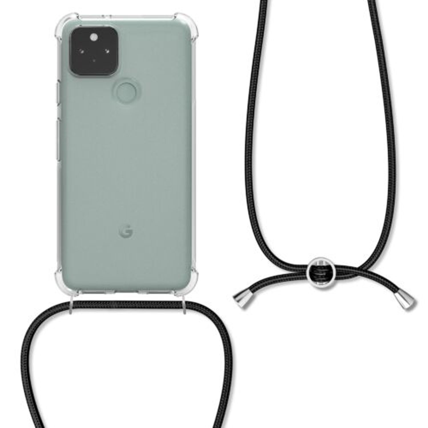 Husa pentru Google Pixel 5, Silicon, Transparent, 53651.03 fotografia produsului View 2 L