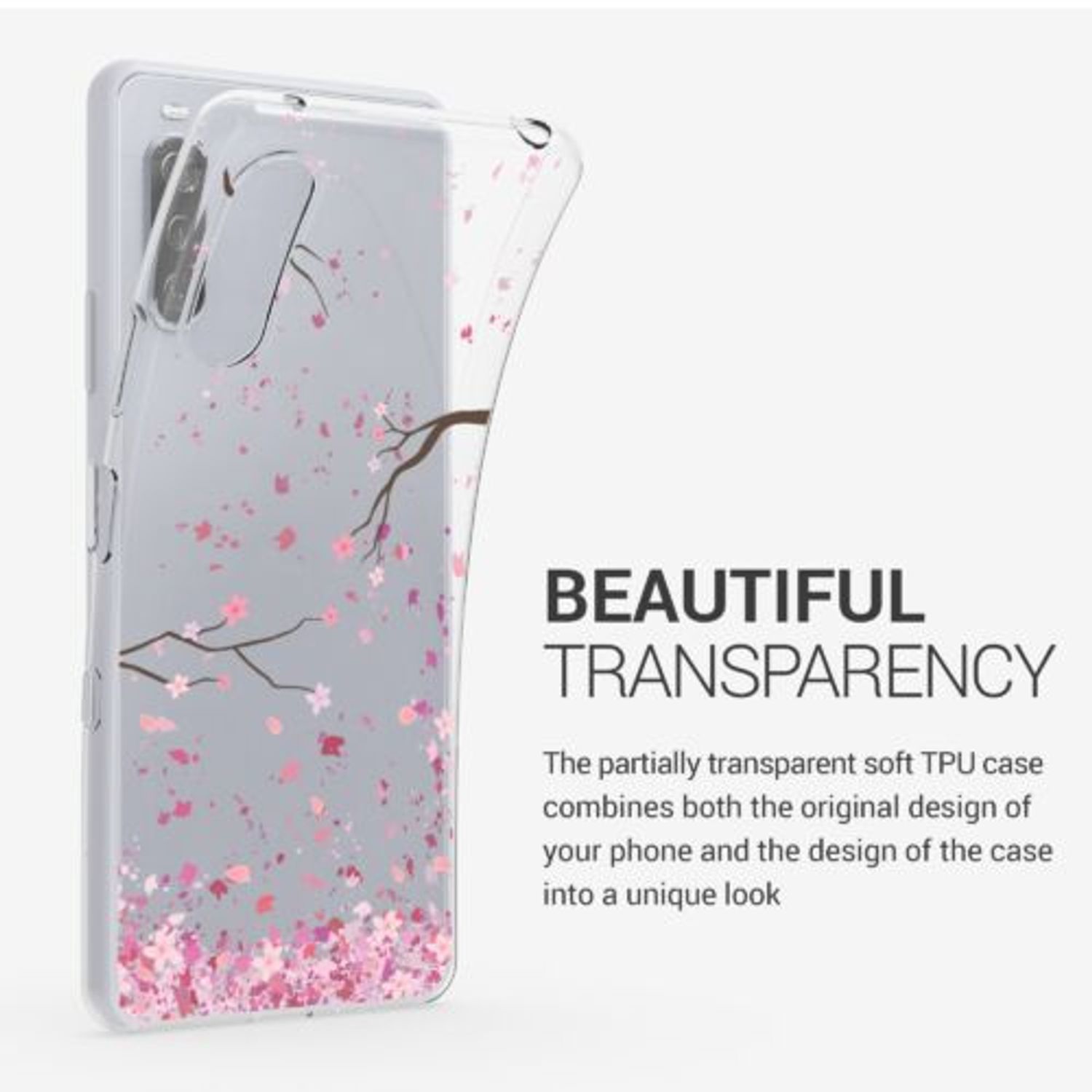 Husa pentru Sony Xperia 10 III, Silicon, Multicolor, 55161.01 fotografia produsului View 3 L