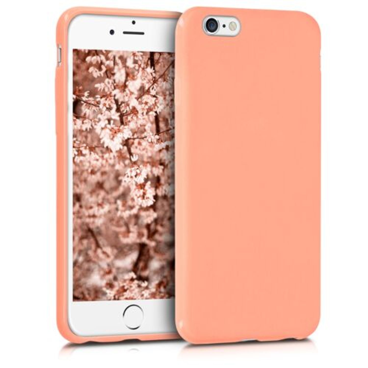 Husa pentru Apple iPhone 6/iPhone 6s, Silicon, Rose Gold, 35176.56 fotografia produsului