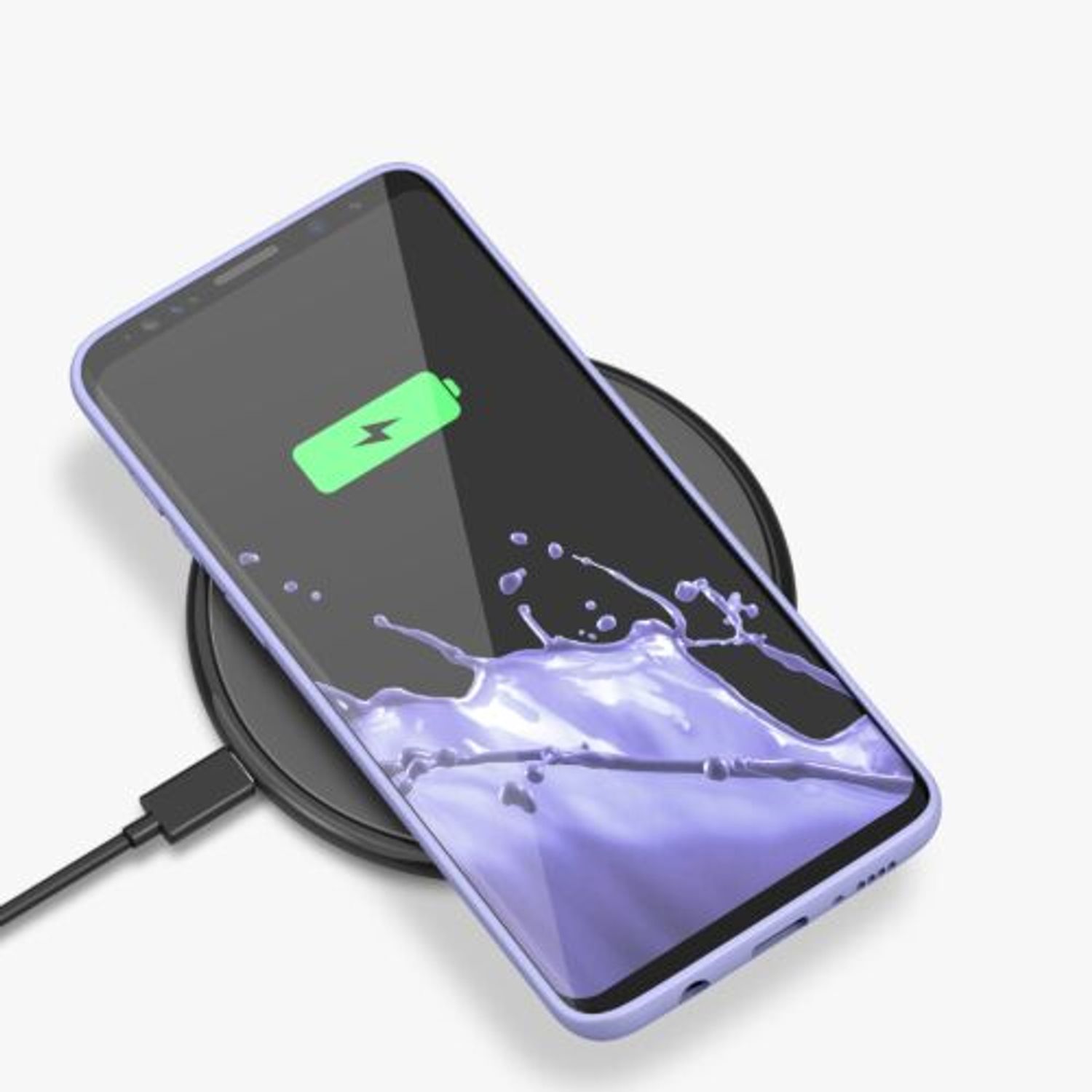 Husa pentru Samsung Galaxy S9 Plus, Silicon, Mov, 56684.139, Kwmobile fotografia produsului View 9 L