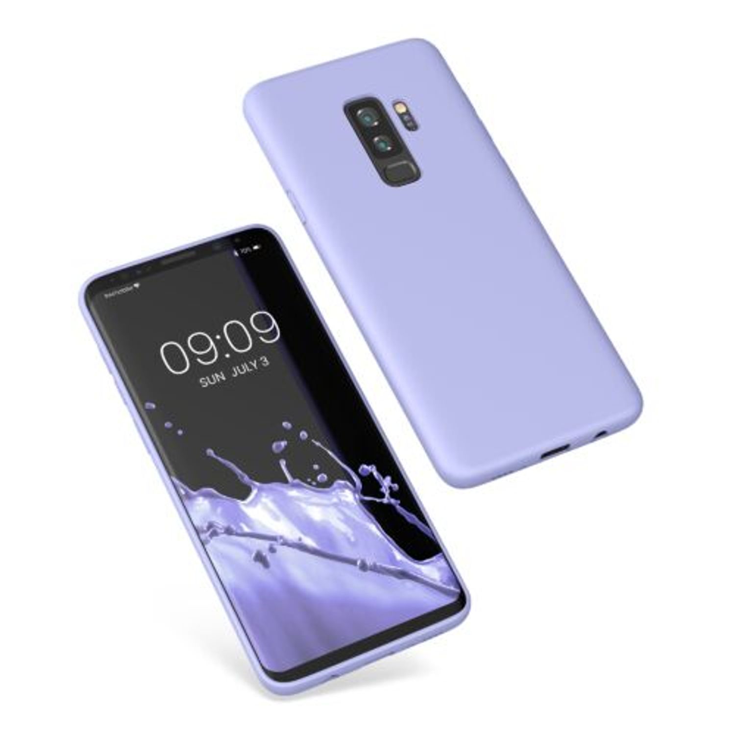Husa pentru Samsung Galaxy S9 Plus, Silicon, Mov, 56684.139, Kwmobile fotografia produsului View 2 L