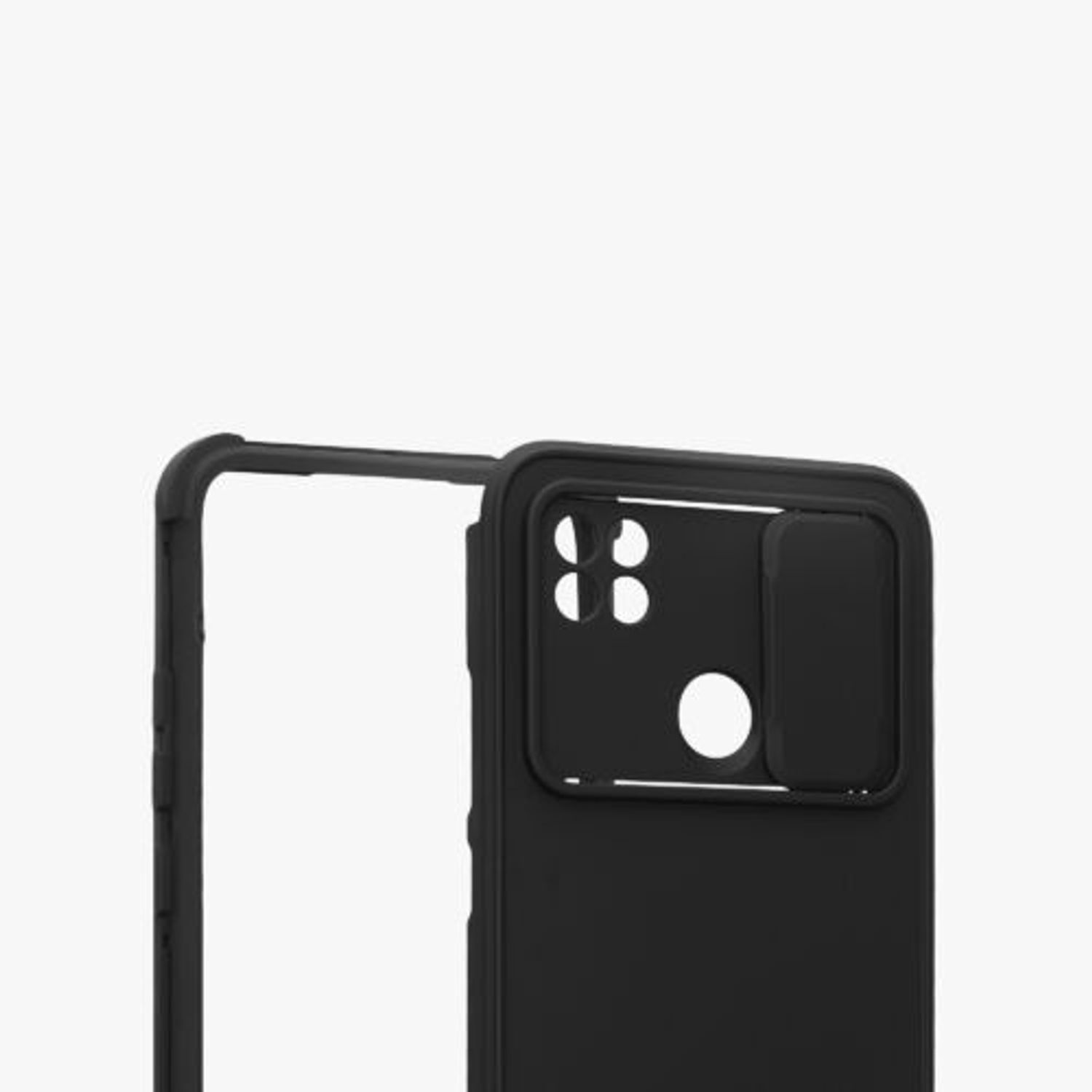 Husa Kwmobile pentru Xiaomi Redmi 9C, Silicon, Negru, 57391.01 fotografia produsului View 11 L