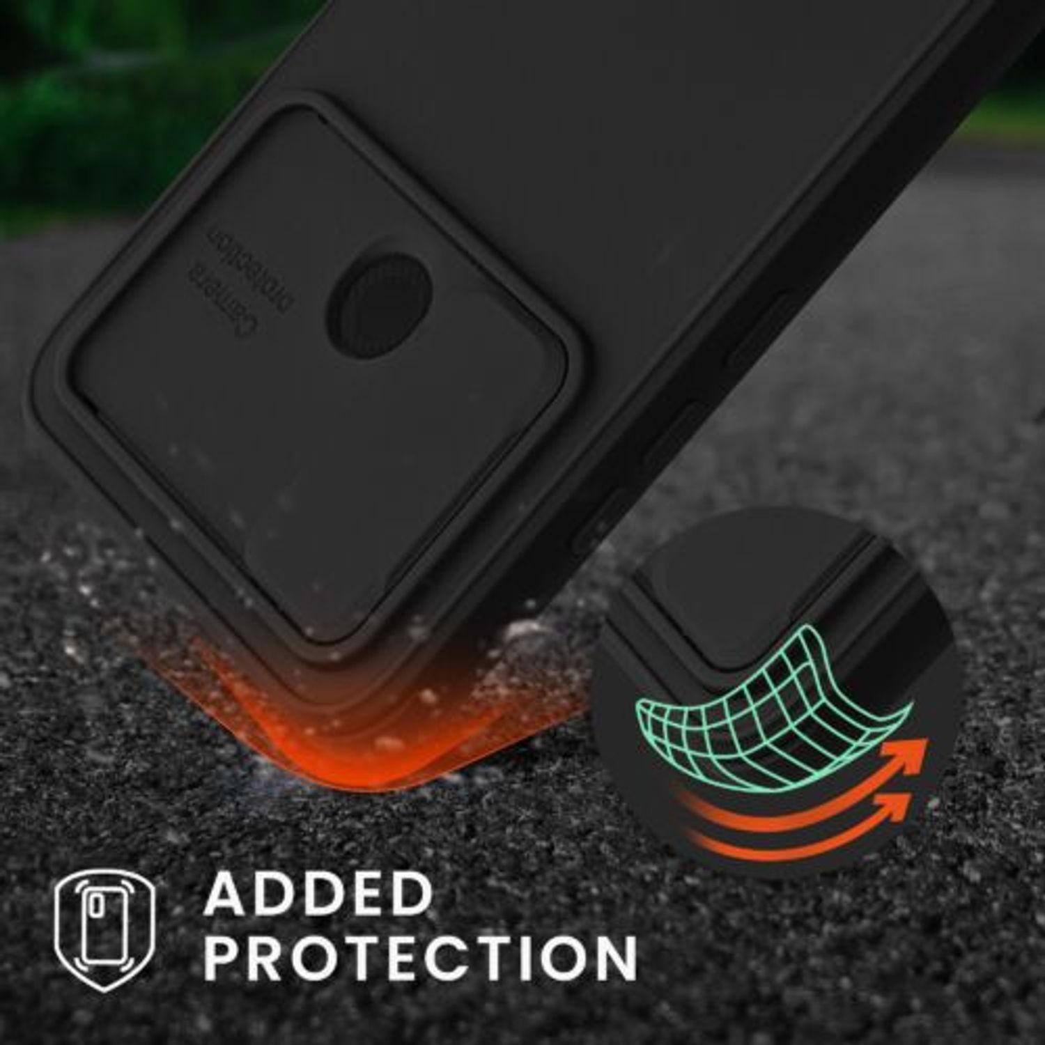 Husa Kwmobile pentru Xiaomi Redmi 9C, Silicon, Negru, 57391.01 fotografia produsului View 4 L
