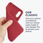 Husa Kwmobile pentru Xiaomi Redmi 9A/Redmi 9AT, Silicon, Rosu, 52847.229 fotografia produsului View 3 S