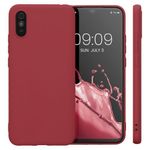 Husa Kwmobile pentru Xiaomi Redmi 9A/Redmi 9AT, Silicon, Rosu, 52847.229 fotografia produsului
