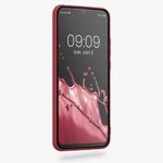 Husa Kwmobile pentru Xiaomi Redmi 9A/Redmi 9AT, Silicon, Rosu, 52847.229 fotografia produsului View 2 S