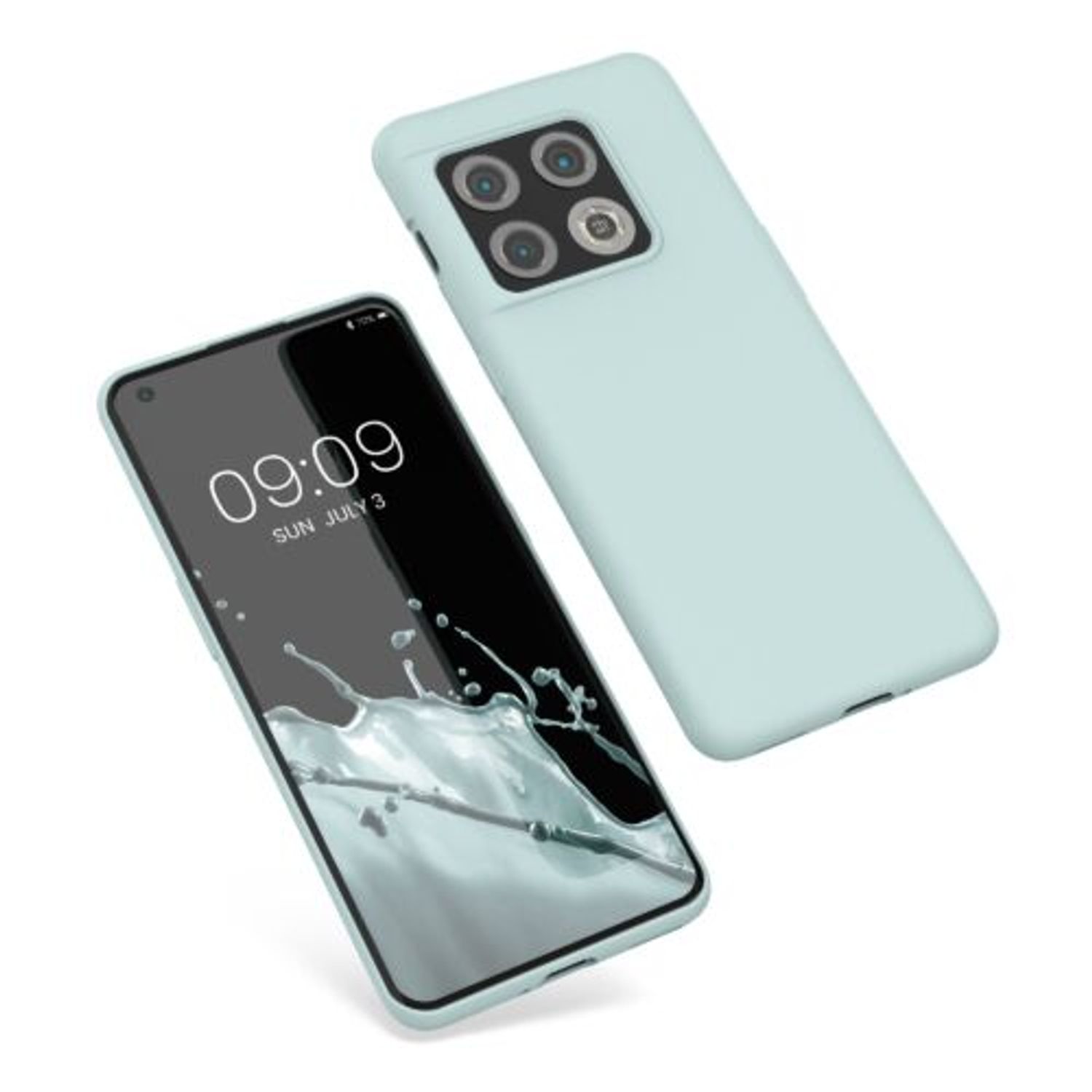 Husa Kwmobile pentru OnePlus 10 Pro, Silicon, Verde, 57460.200 fotografia produsului