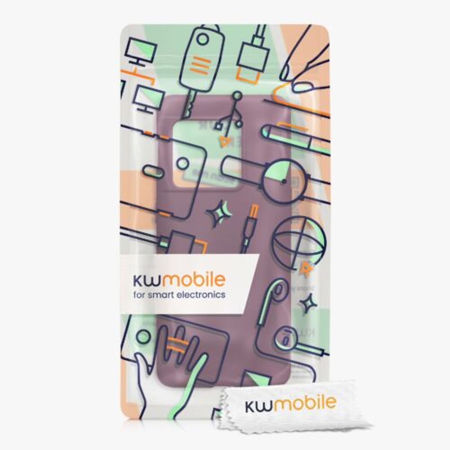 Husa Kwmobile pentru OnePlus 10 Pro, Silicon, Violet, 57460.190 fotografia produsului View 8 L