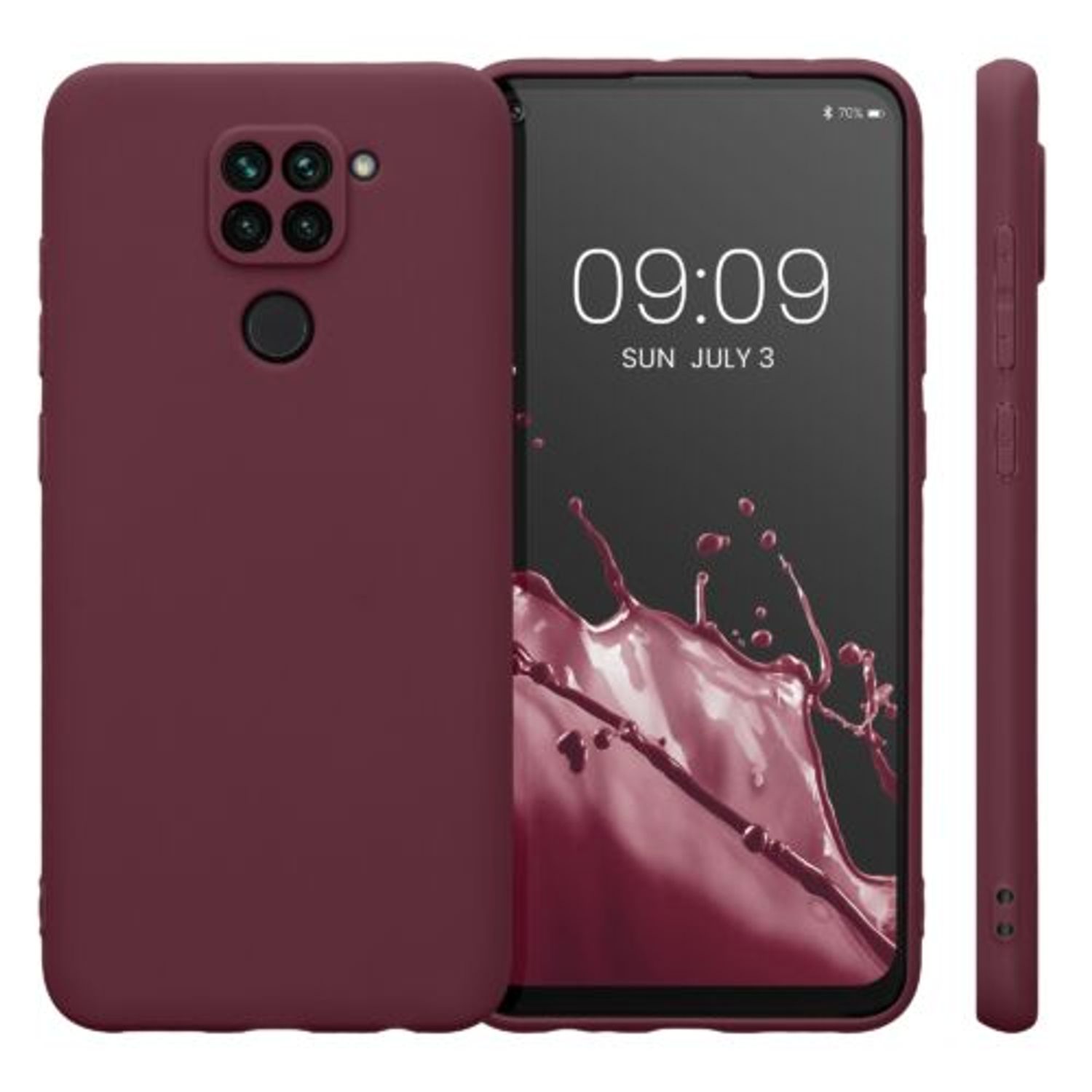 Husa Kwmobile pentru Xiaomi Redmi Note 9, Silicon, Violet, 52437.190 fotografia produsului