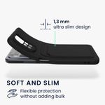 Husa Kwmobile pentru Xiaomi Redmi Note 11/Redmi Note 11s, Silicon, Negru, 57384.47 fotografia produsului View 2 S