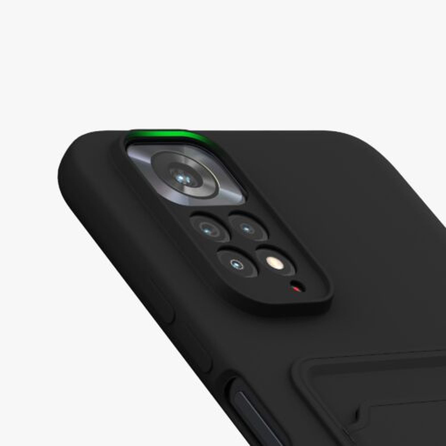 Husa Kwmobile pentru Xiaomi Redmi Note 11/Redmi Note 11s, Silicon, Negru, 57384.47 fotografia produsului View 8 L