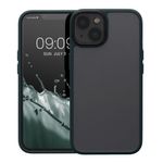 Husa Kwmobile pentru Apple iPhone 13, Silicon, Verde/Transparent, 57459.80 fotografia produsului