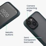 Husa Kwmobile pentru Apple iPhone 13, Silicon, Verde/Transparent, 57459.80 fotografia produsului View 2 S