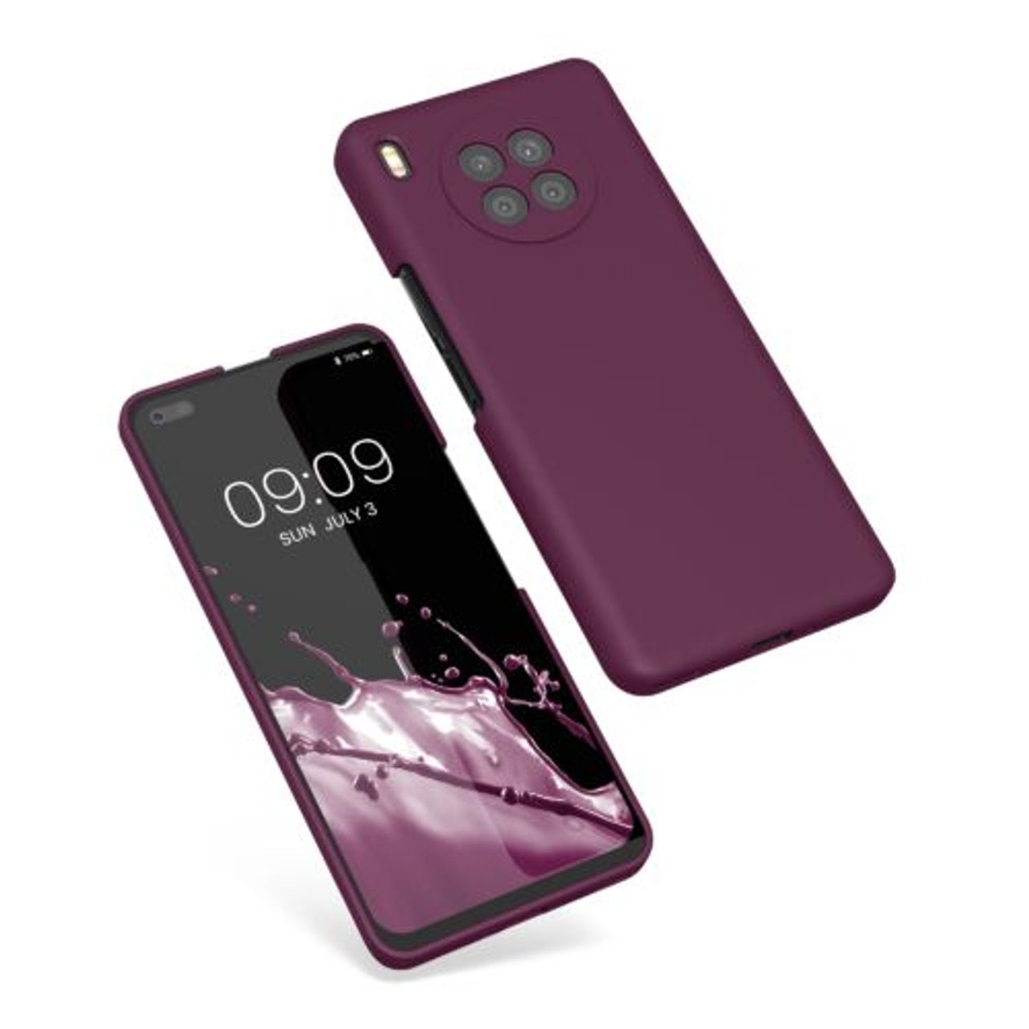 Husa Kwmobile pentru Honor 50 Lite, Silicon, Violet, 56633.187 fotografia produsului
