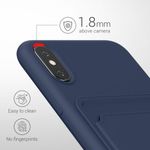 Husa Kwmobile pentru Apple iPhone XS, Silicon, Albastru, 55120.17 fotografia produsului View 3 S