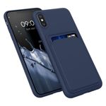Husa Kwmobile pentru Apple iPhone XS, Silicon, Albastru, 55120.17 fotografia produsului