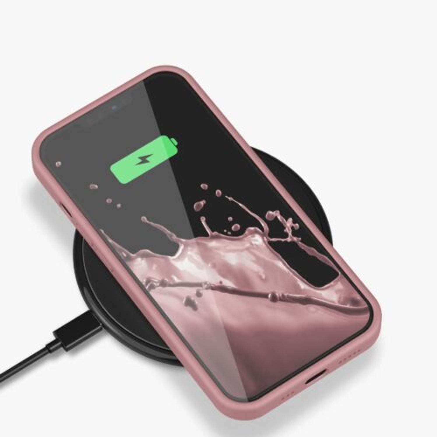 Husa Kwmobile pentru Apple iPhone 13 Pro, Silicon, Roz, 55880.193 fotografia produsului View 10 L