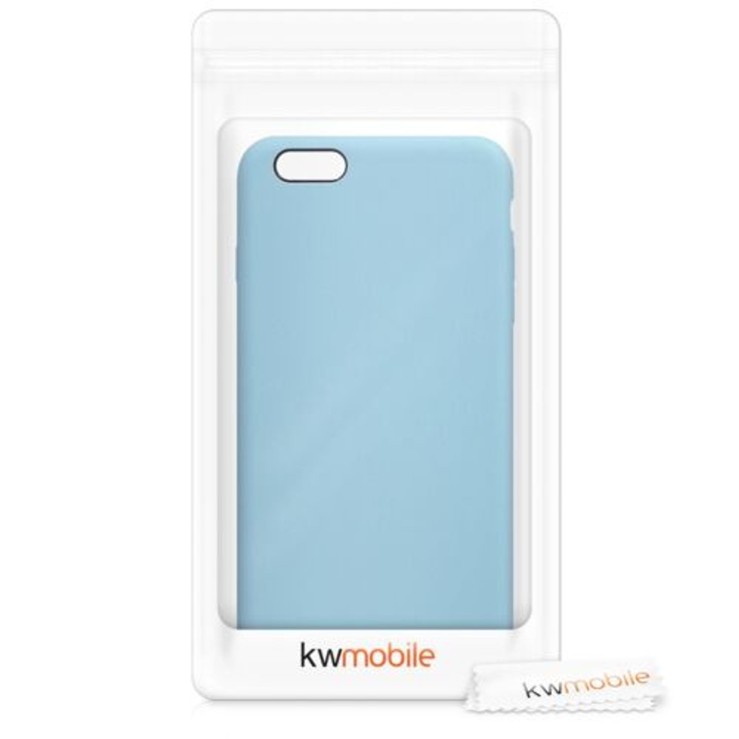 Husa pentru Apple iPhone 6 Plus/iPhone 6s Plus, Silicon, Albastru, 40841.161 fotografia produsului View 7 L