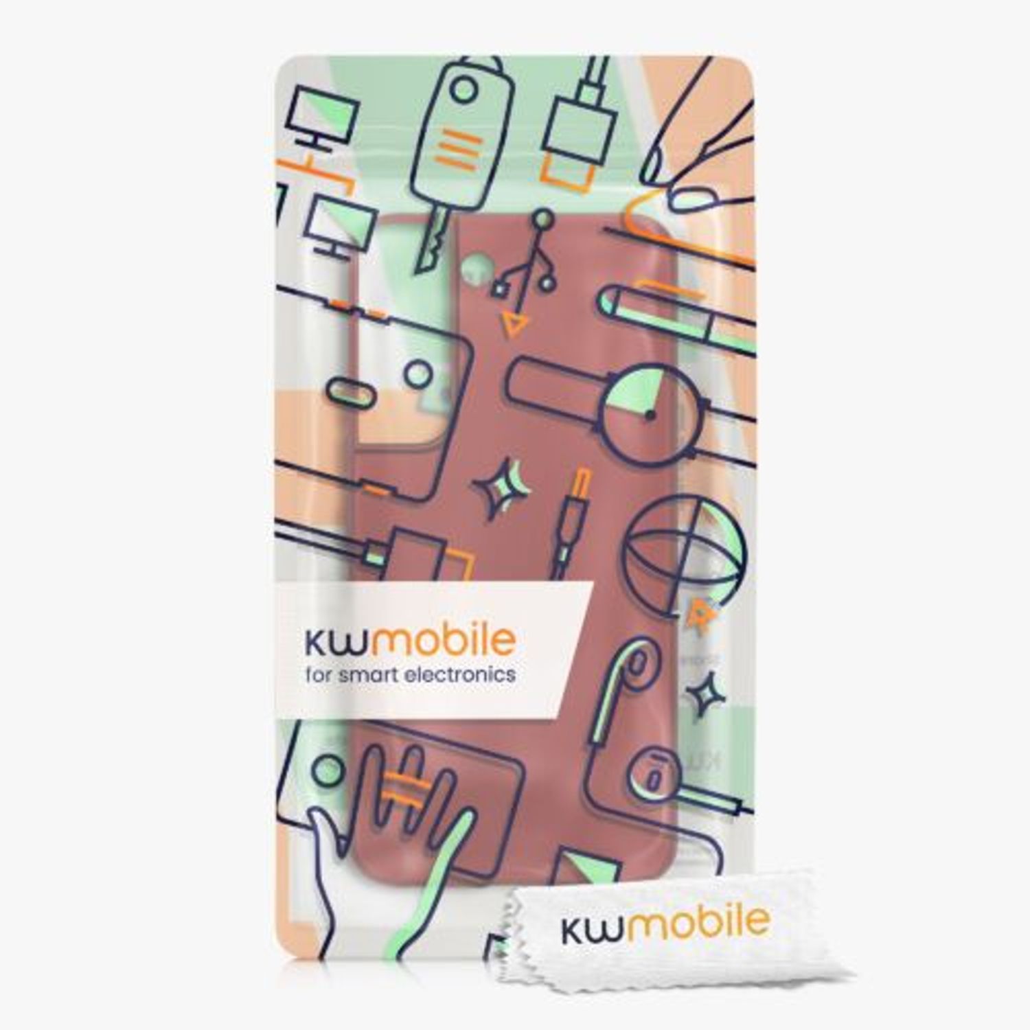 Husa Kwmobile pentru Samsung Galaxy S22, Silicon, Rosu, 56757.36 fotografia produsului View 6 L