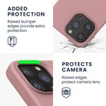 Husa Kwmobile pentru Apple iPhone 13 Pro, Silicon, Roz, 55880.193 fotografia produsului View 3 S