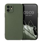 Husa Kwmobile pentru Apple iPhone 12/iPhone 12 Pro, Silicon, Verde, 57513.233 fotografia produsului