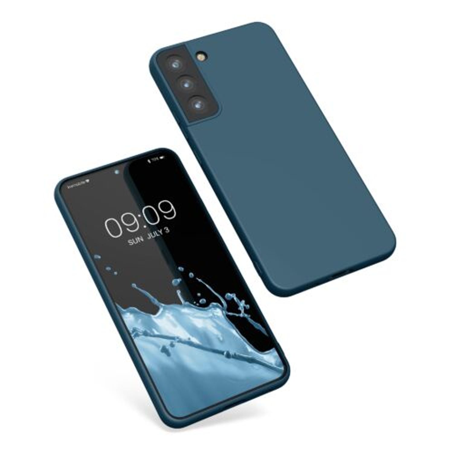 Husa Kwmobile pentru Samsung Galaxy S22 Plus, Silicon, Verde, 57569.57 fotografia produsului
