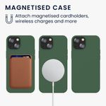 Husa Kwmobile pentru Apple iPhone 13 Mini, Silicon, Verde, 56558.172 fotografia produsului View 4 S