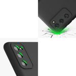 Husa Kwmobile pentru Samsung Galaxy S20 FE, Silicon, Negru, 56682.01 fotografia produsului View 8 S