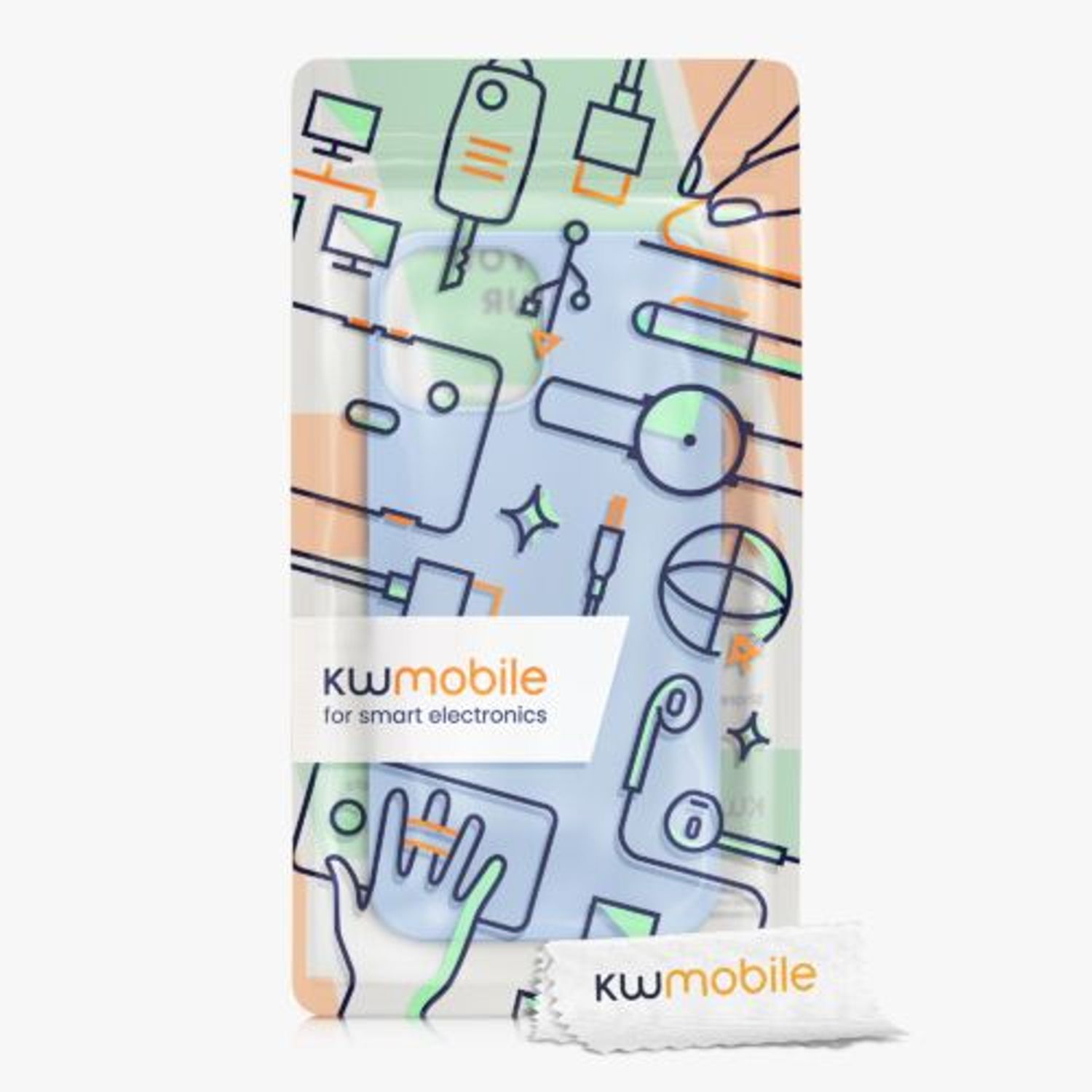 Husa Kwmobile pentru Apple iPhone 13 Mini, Silicon, Albastru, 56558.58 fotografia produsului View 8 L