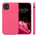 Husa Kwmobile pentru Apple iPhone 11, Silicon, Roz, 50791.238 fotografia produsului