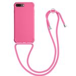 Husa pentru Apple iPhone 8 Plus/iPhone 7 Plus, Silicon, Roz, 49916.77 fotografia produsului