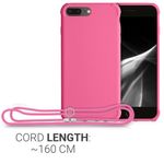 Husa pentru Apple iPhone 8 Plus/iPhone 7 Plus, Silicon, Roz, 49916.77 fotografia produsului View 4 S