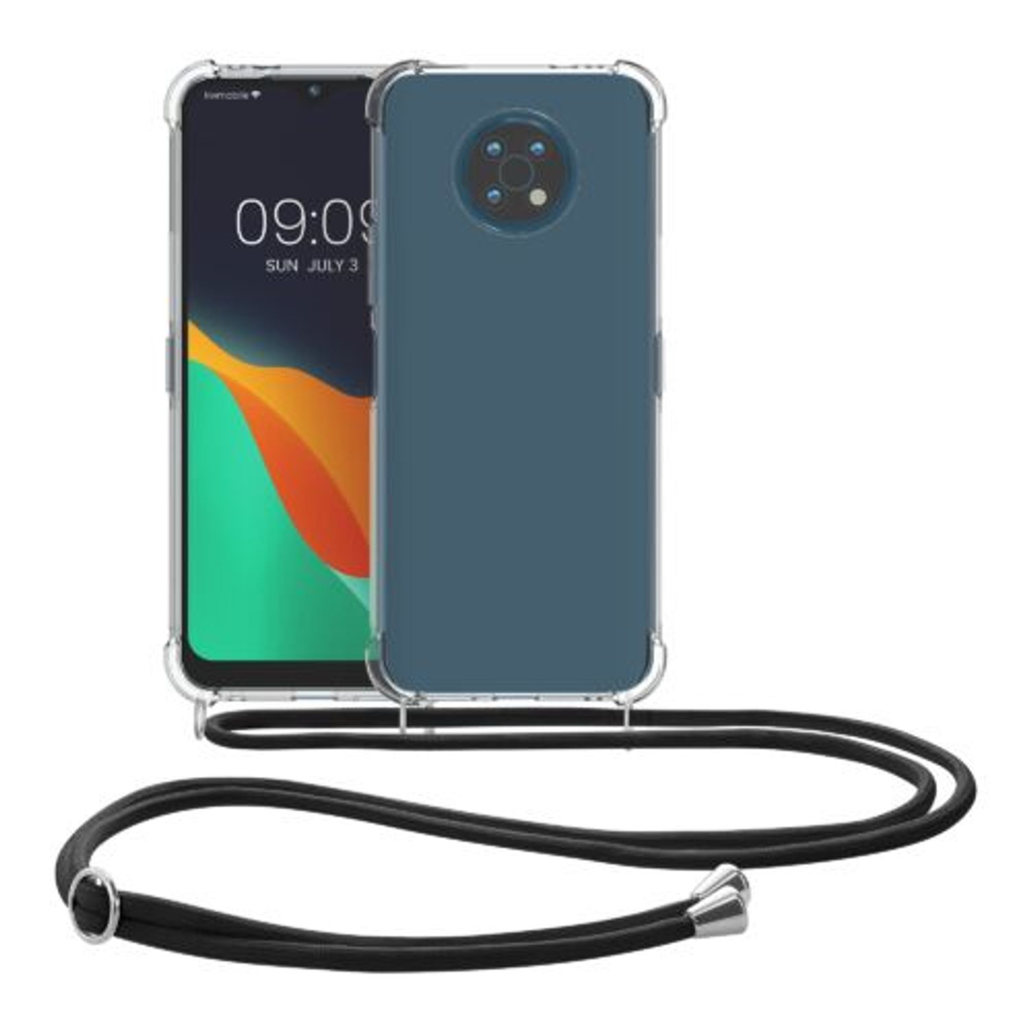 Husa Kwmobile pentru Nokia G50, Silicon, Transparent, 57731.03 fotografia produsului View 18 L